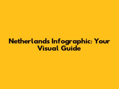 Netherlands Infographic: Your Visual Guide