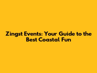 Zingst Events: Your Guide to the Best Coastal Fun
